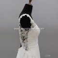 Luxury Bridal Gown Lace Sleeveless A Line Chapel Train Wedding Dresses